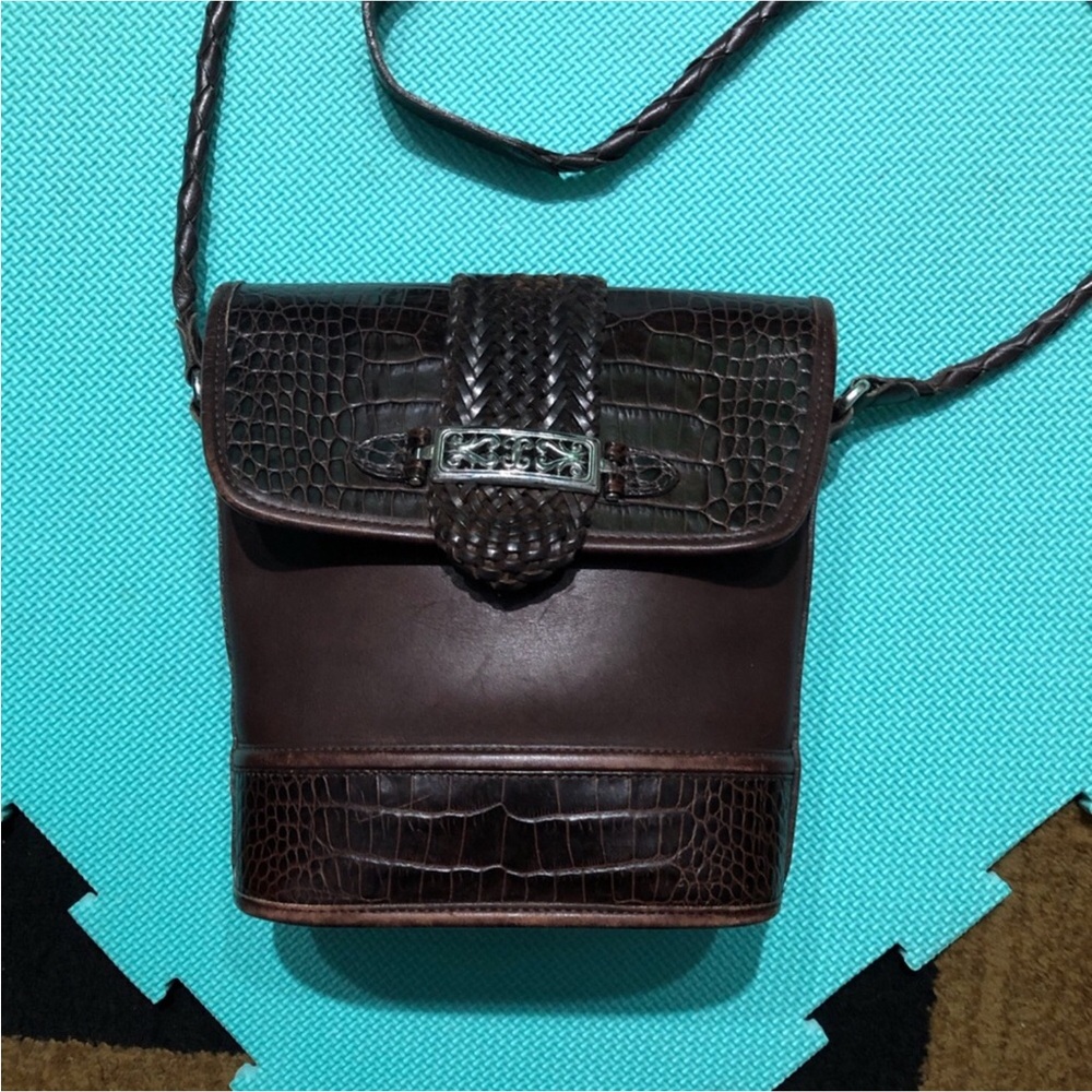 Classic Brown Leather Crossbody Bag - Men's Stylish Everyday Carry